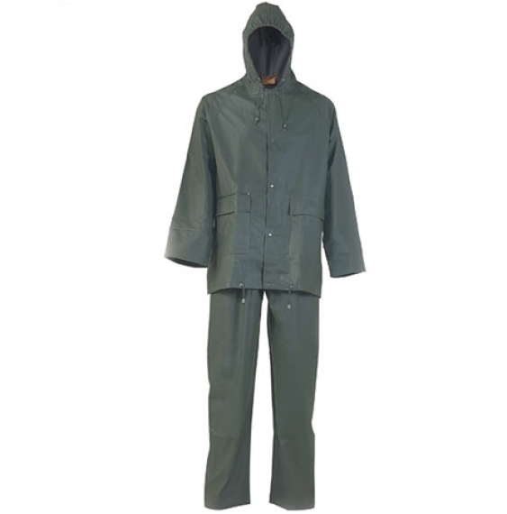 Veste et pantalon imperméable sale