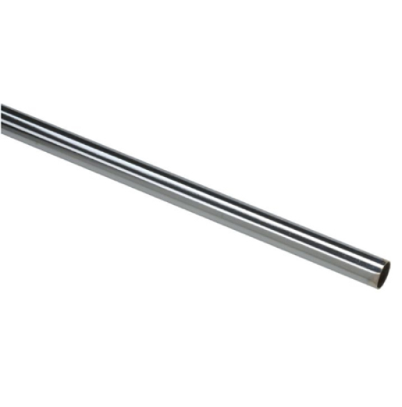 TUBE RIDEAUX ROND CHROME 