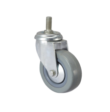 ROUE PIVOT GRIS A TIGE