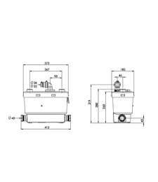 POMPE SANIVITE 6E 5M/50M  
