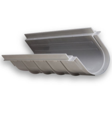 CORPS CANIVEAU DE GARAGE PVC GRIS 