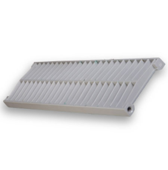 GRILLE E CANIVEAU DE GARAGE PVC GRIS 