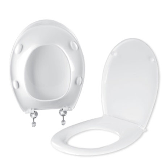 ABATTANT LUX ALEGRIA AVEC CHARNIERE INOX 