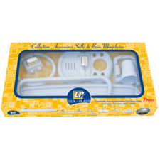 ENSEMBLE DE SALLE DE BAIN BLANC 7 PIÈCES LUXPLAST.