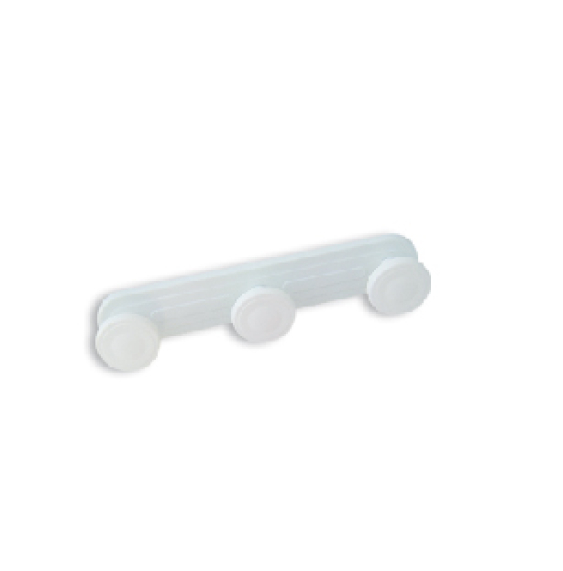 PORTE MANTEAU PLASTIQUE 3 TÊTES LUXPLAST.  