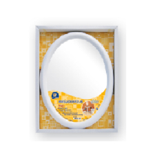 MIROIRE BLANCHE OVALE ABS LUXPLAST