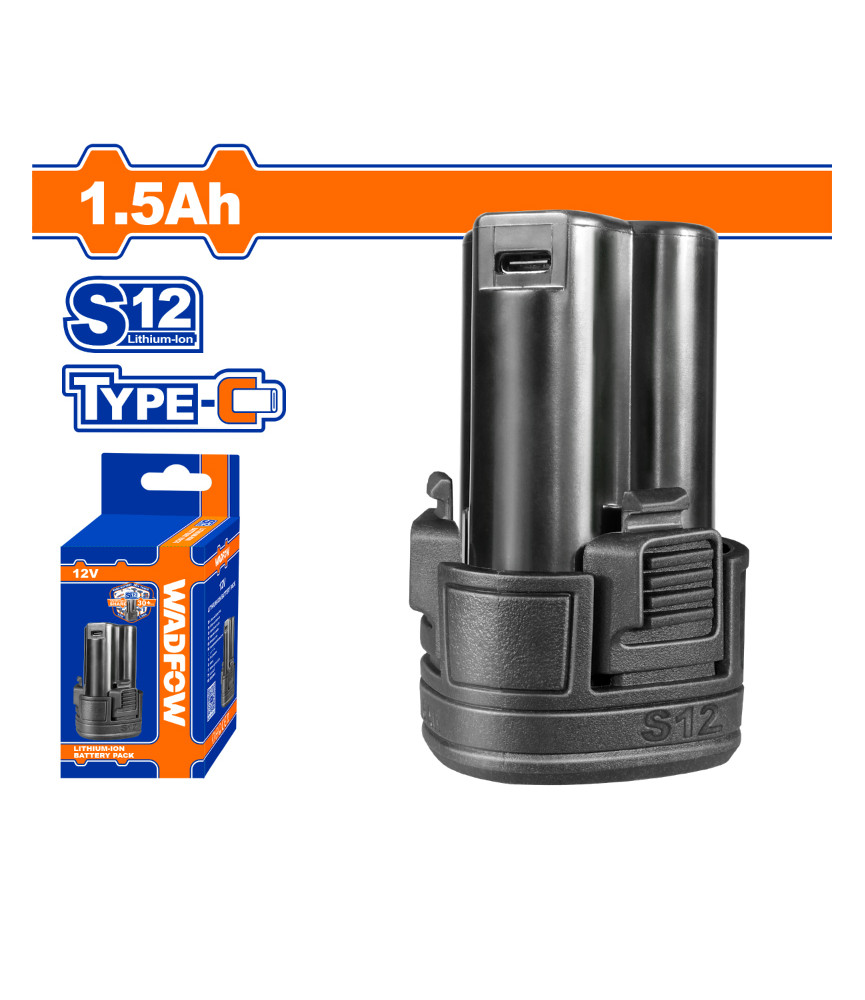 WDF BATTERIE 12V 1.5Ah TYPE-C  WLBS5150