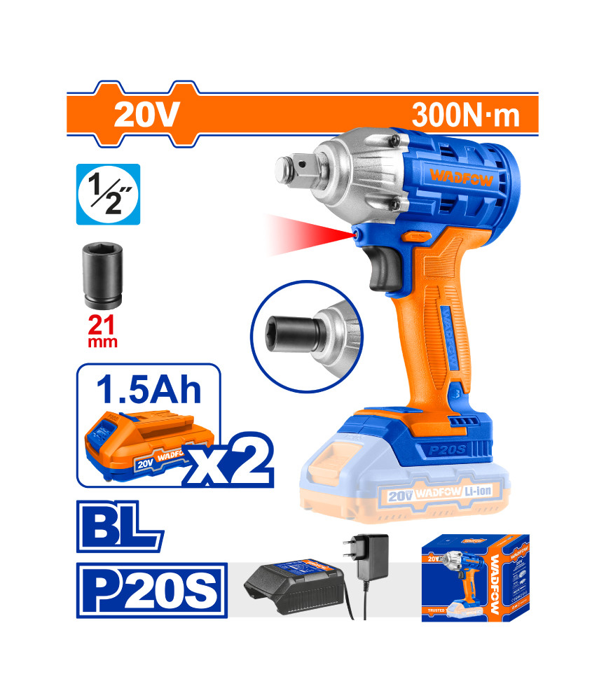 WDF BOULONNEUSE 1/2 20V 300Nm WCD1512