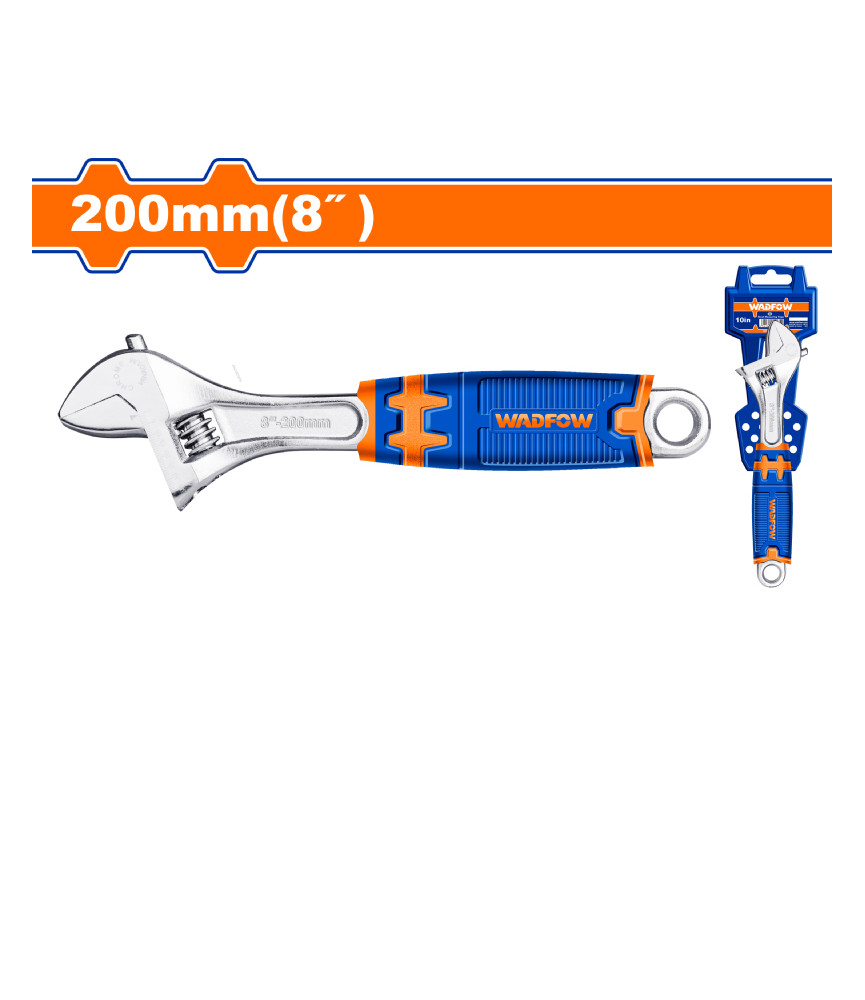 WDF CLE A MOLETTE BLEU/ORG 8" WAW2208