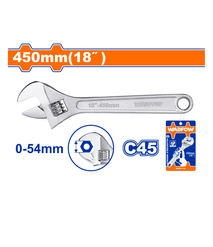WDF CLE A MOLETTE CHROME 18" WAW1118