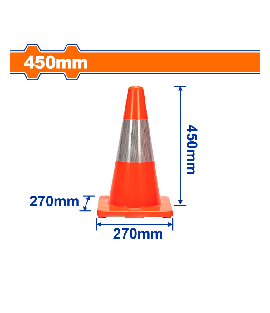 WDF CONE DE SIGNALISATION 1B 450MM WYJ1A