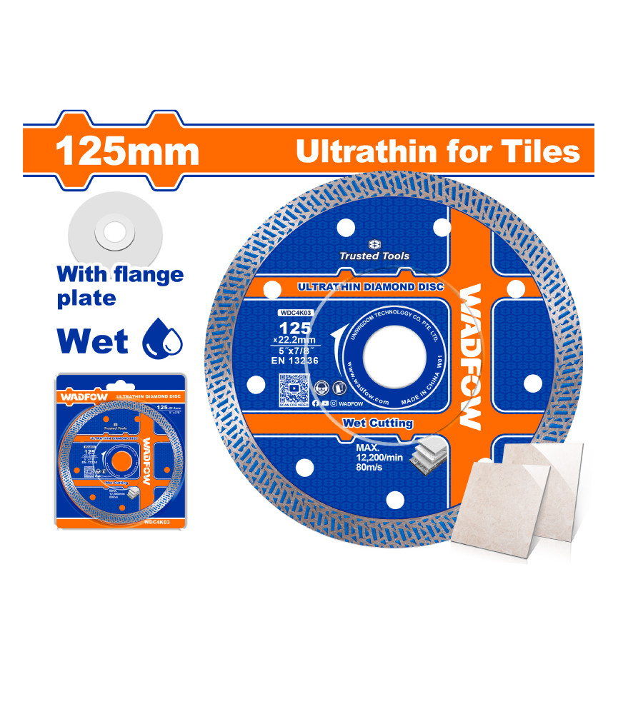 WDF DISQUE DIAM ULTRA MINCE 125 WDC4K03