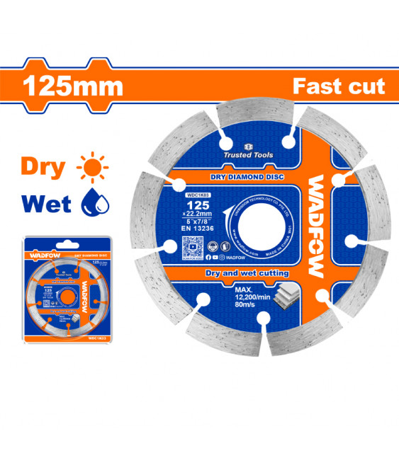 WDF DISQUE DIAM SEGM 125 WDC1K03