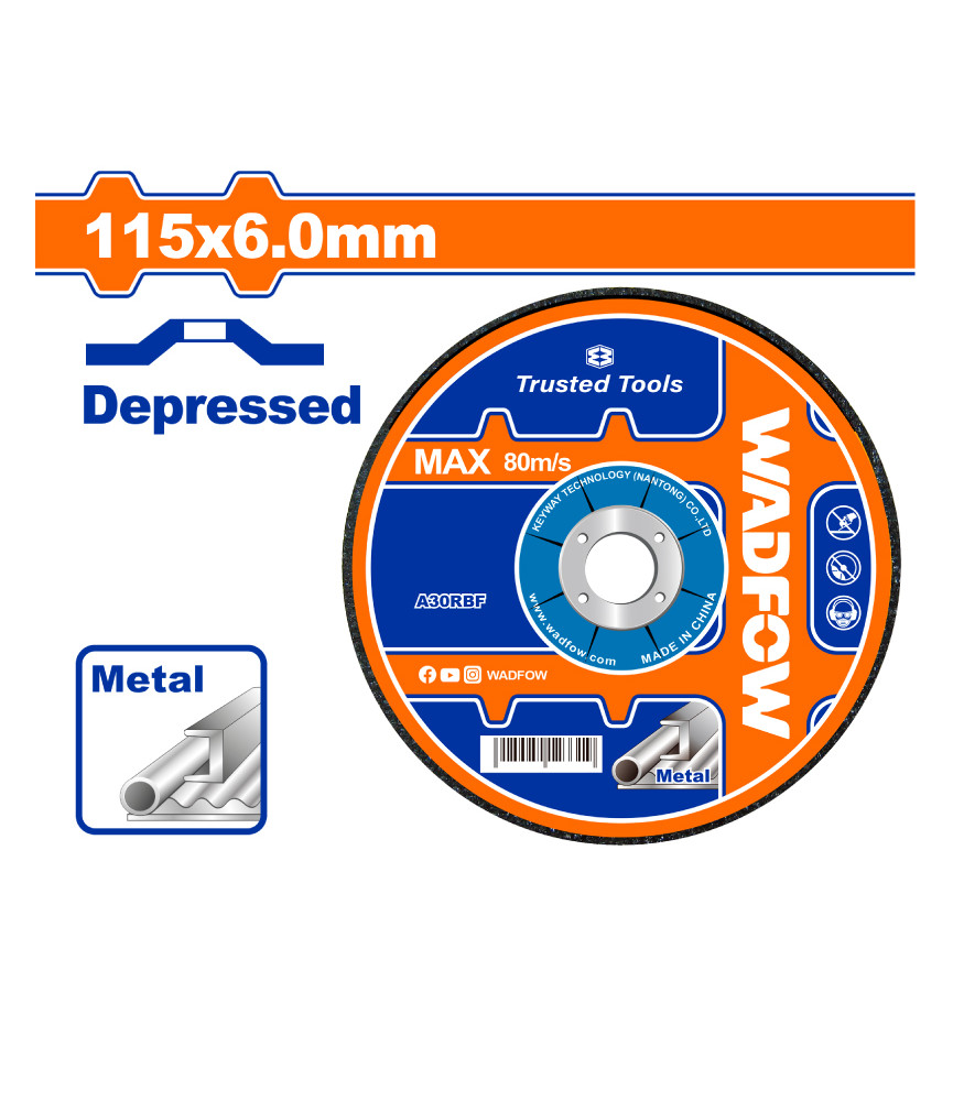 WDF DISQUE EBARB ACIER 115X6 WAC1346