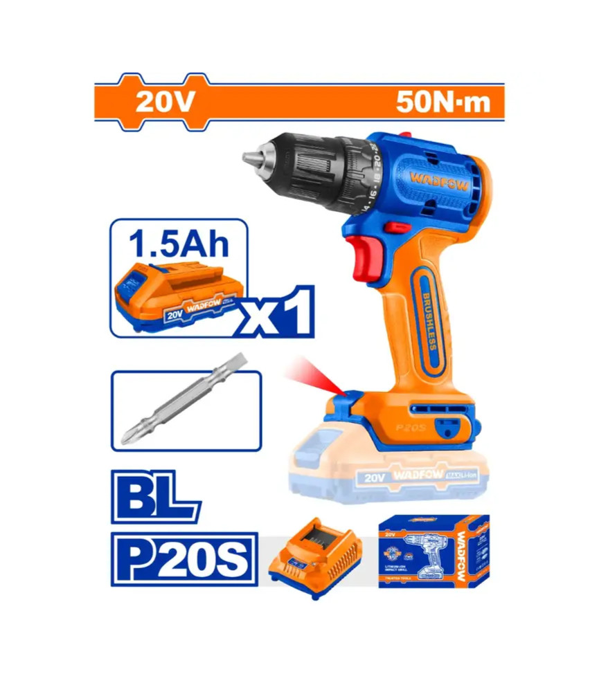 WDF VISSEUSE 20V 52N.m PERC +4A WCDP5281