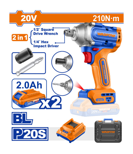 WDF VISSEUSE 20V 2EN1 210N.m WCD3B21