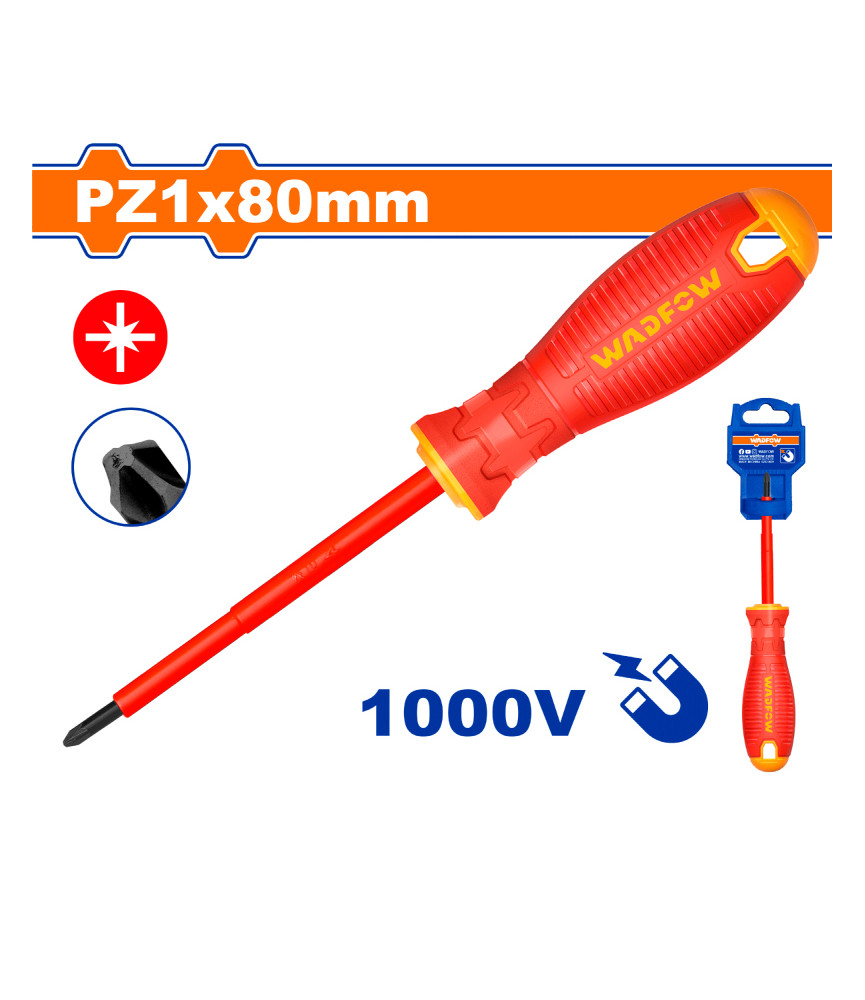 WDF TOURNEVIS ISOLE PZ 1X80 WSD7273