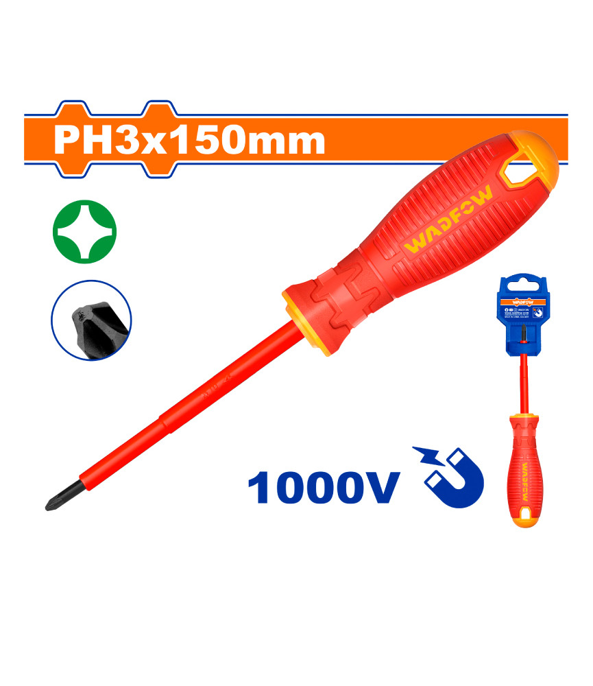 WDF TOURNEVIS ISOLE PH3X150 WSD7236