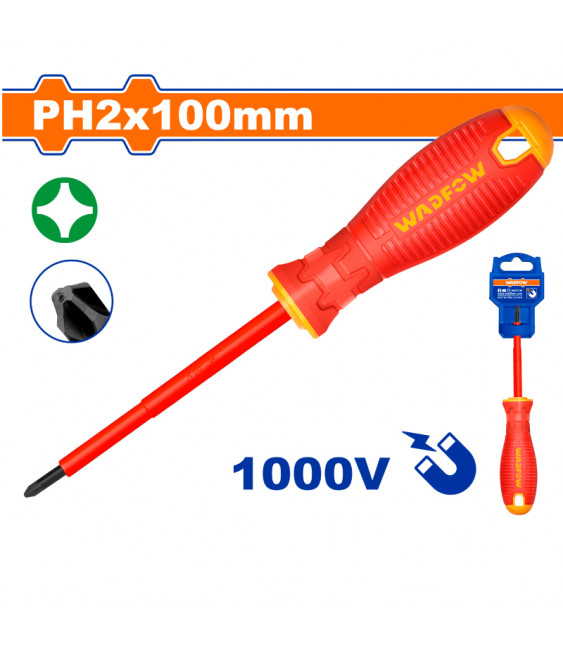 WDF TOURNEVIS ISOLE PH2X100 WSD7224