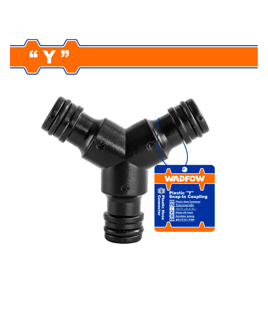WDF RACCORD PLAST 1/2" 3 VOIES WQC7E34