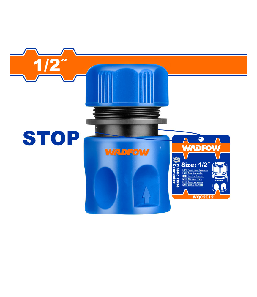 WDF RACCORD AUTOSTOP 1/2" WQC2E12