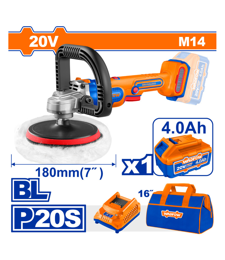WDF PONCEUSE 180MM 20V WHL1B181
