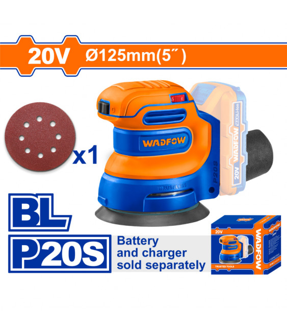 WDF PONCEUSE ORBI 20V SANS BATT WRAP5030
