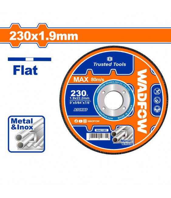 WDF DISQUE INOX 230X1.9 WAC1391