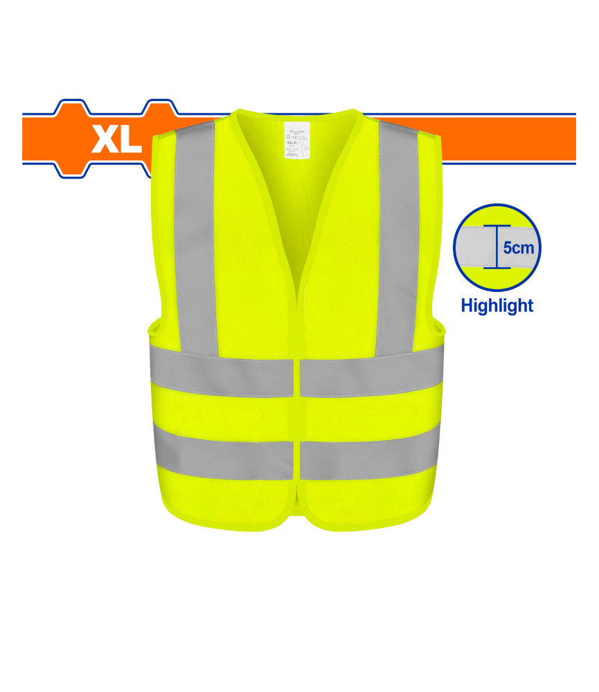 WDF GILET H/VISIBILTE JAUNE XL WRV1802