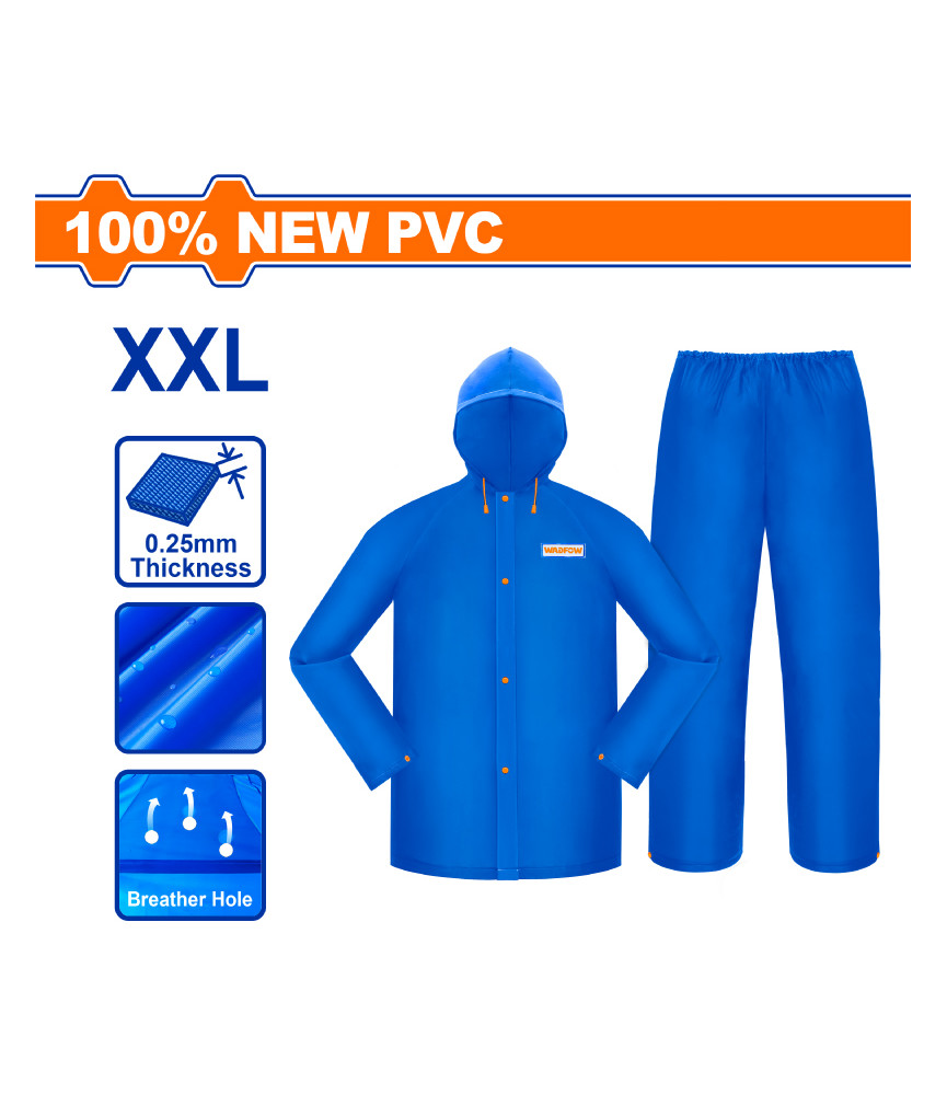 WDF IMPERMEABLE VESTE+PANT XL WRC3XXL
