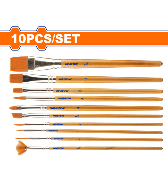 WDF JEU 10 PINCEAUX A FILET WXA1K10
