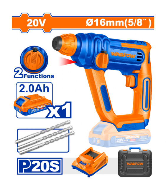 WDF PERFORATEUR 20V 16MM +3ACC WLM1B162