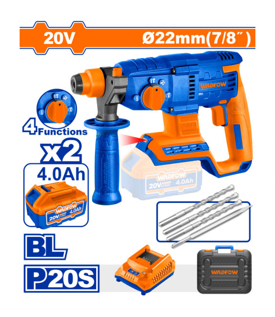 WDF PERFORATEUR 20V 22MM +4 ACC WLM15225