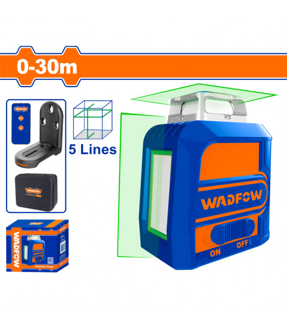 WDF NIVEAU LASER 30M 5 LIGNES WLE2M05