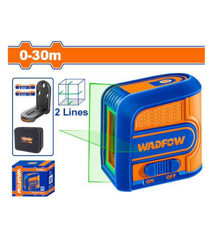 WDF NIVEAU LASER 30M 2 LIGNES WLE2M03