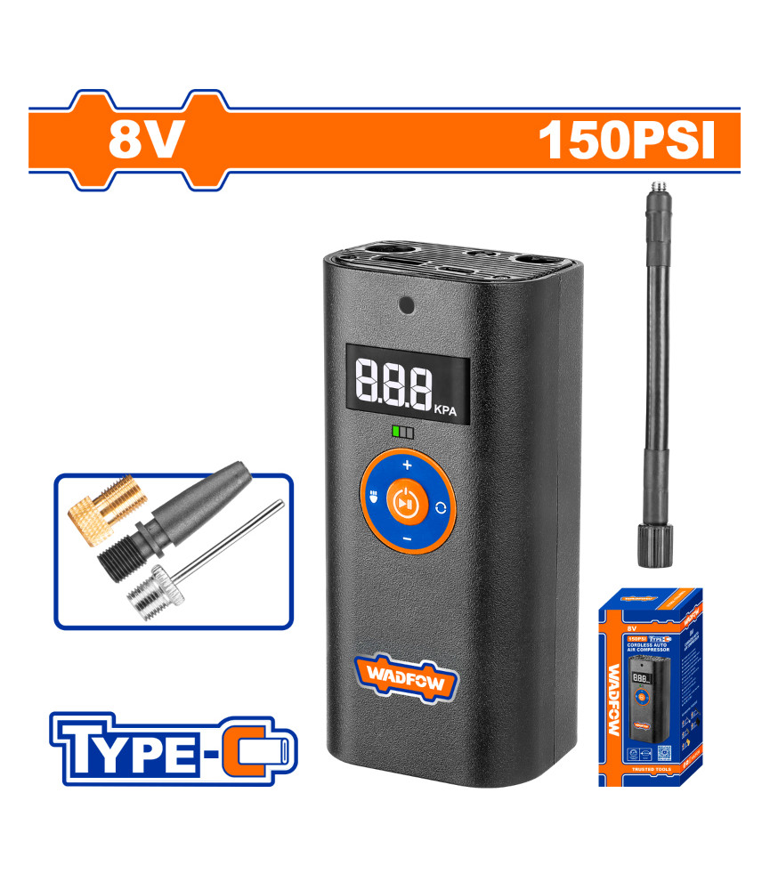 WDF MINI COMPRESSEUR 10 BARS 8V WAAM572