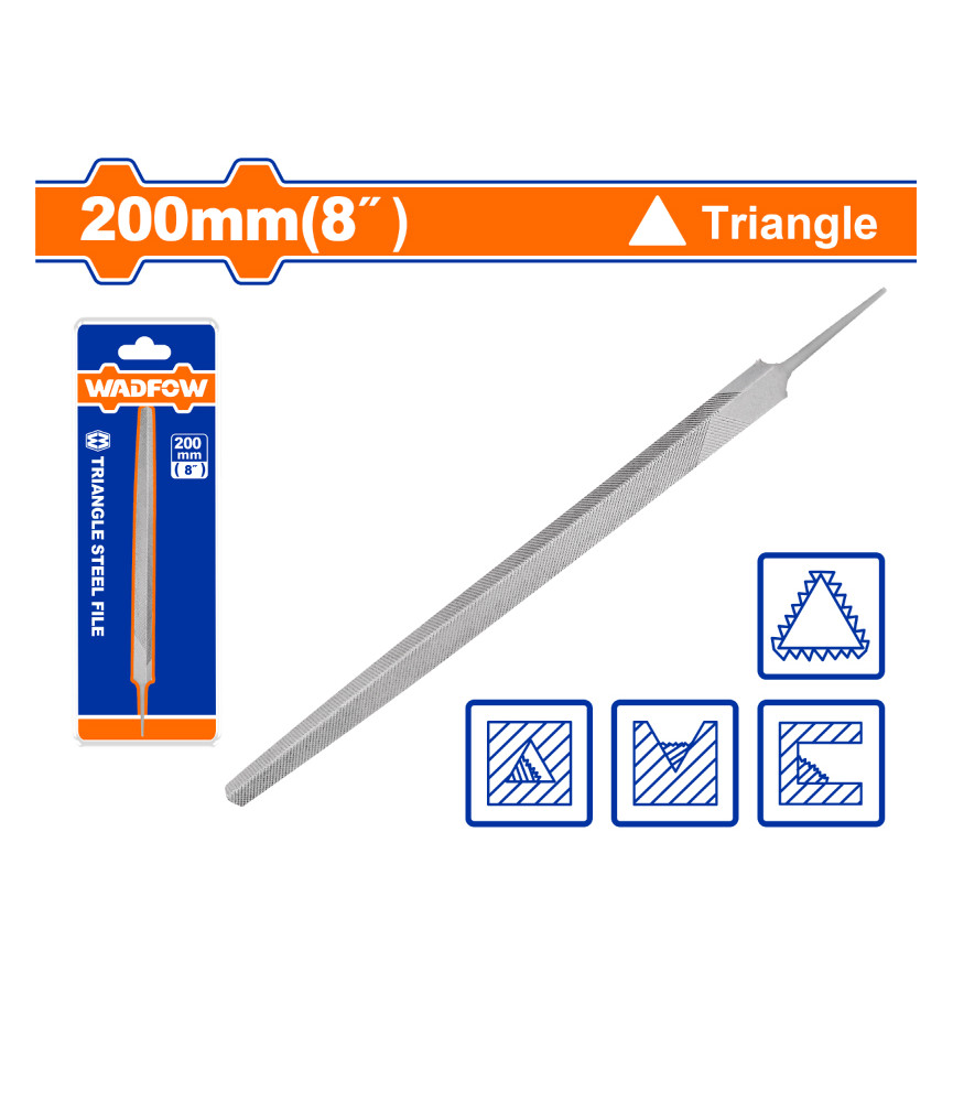 WDF LIME TRIANGULAIRE 8" WFE1658