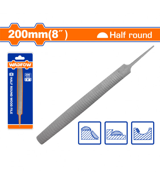 WDF LIME A BOIS 1/2 RONDE 8" WFE2628