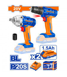 WDF KIT BOULONNEUSE+VISSEUSE 20V WCK2017