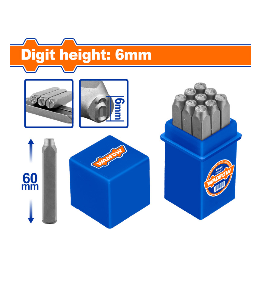 WDF JEU 9 CHIFFRES 6MM WCC9596
