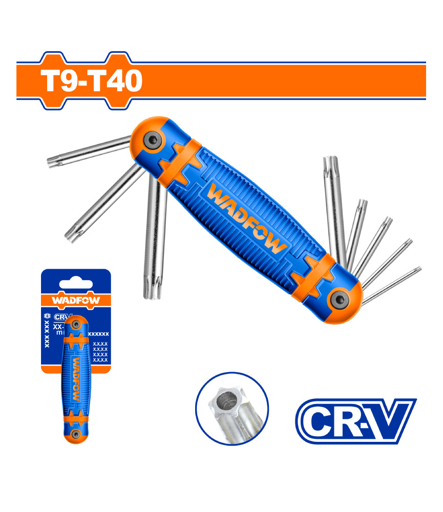 WDF JEU 8 CLE TORX PLIANTE WHK3281
