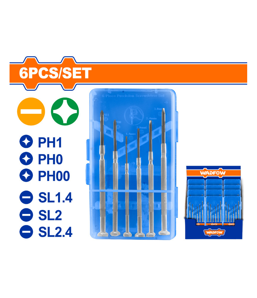 WDF JEU 6 TOURNEVIS PRECISION WSS2B26