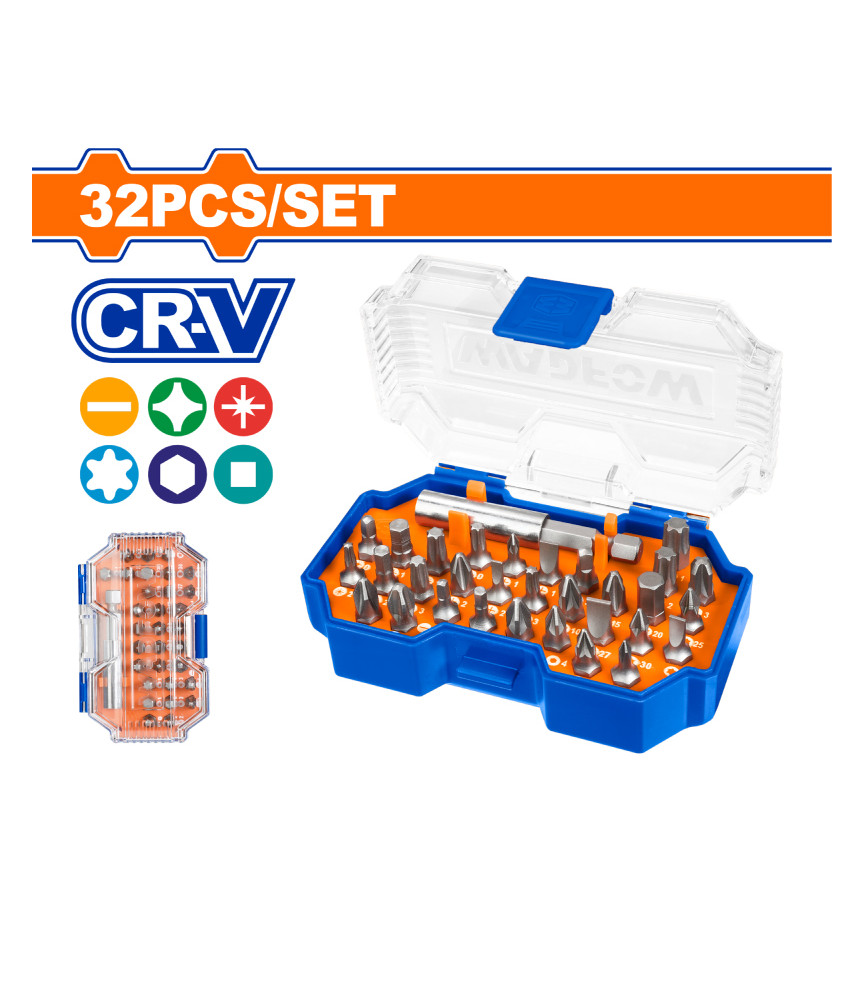 WDF JEU 32 EMBOUTS 25MM CR-V WBS3B32