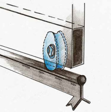 ROUE POUR PORTE COULISSANT 363