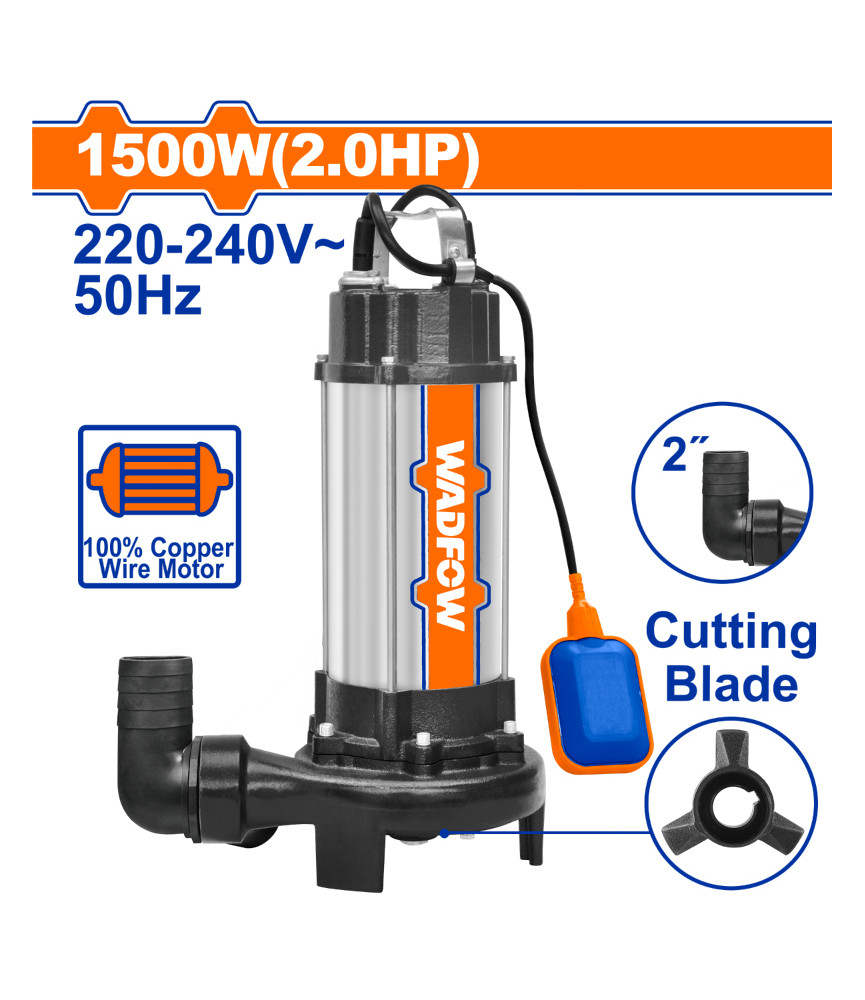 WDF POMPE V-CAVE INOX 2,0HP 750W WWPWA05
