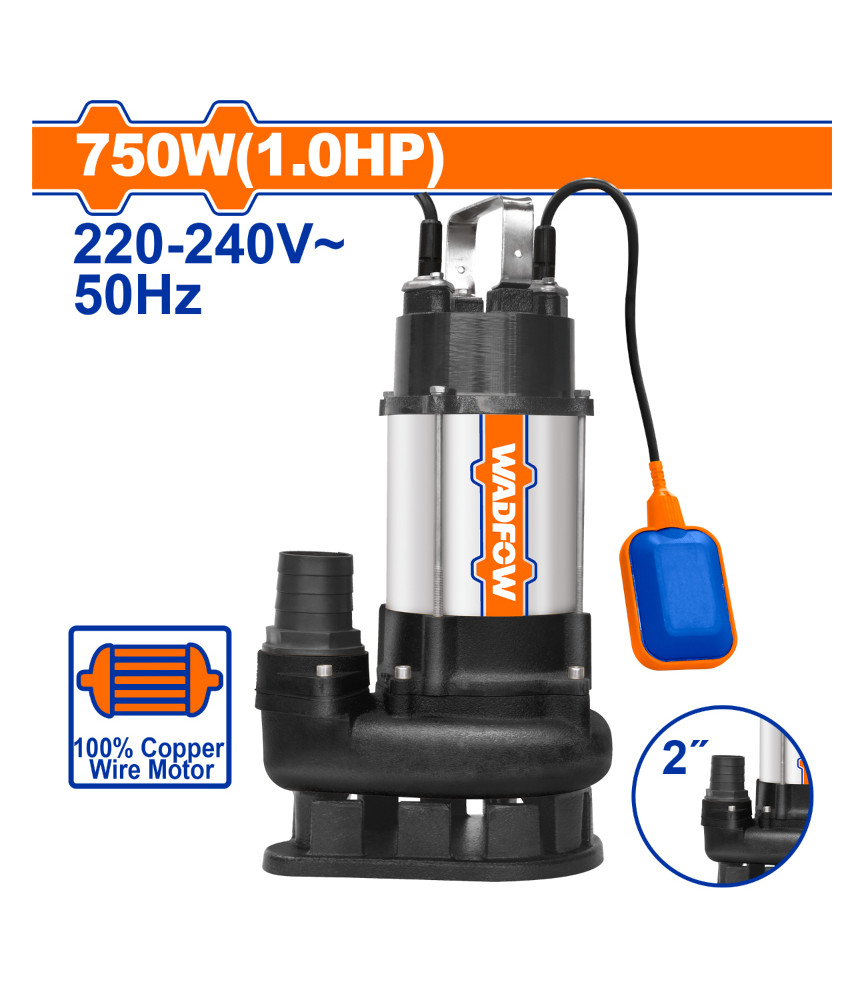 WDF POMPE V-CAVE INOX 1,0HP 750W WWPWA03