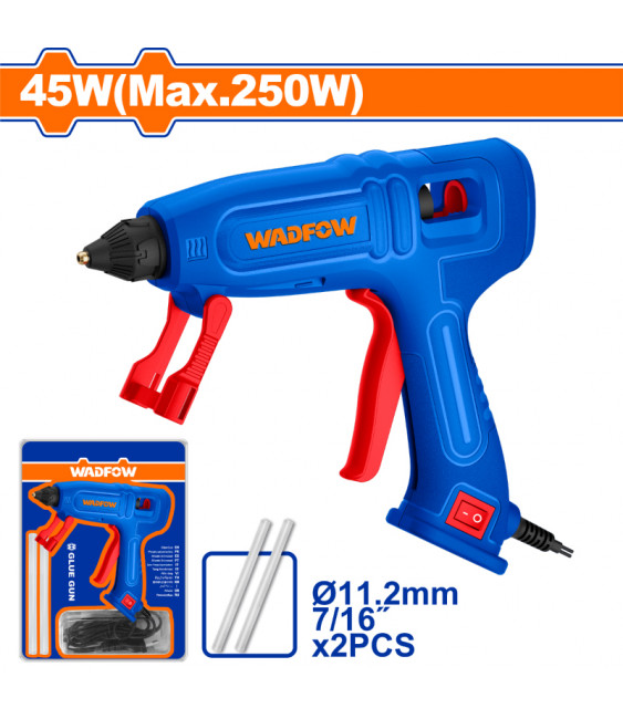 WDF PISTOLET COLLE 250W+2BATON WGL4608