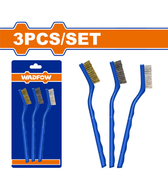 WDF JEU 3 BROSSES MTQ A MAIN 7" WBH3607