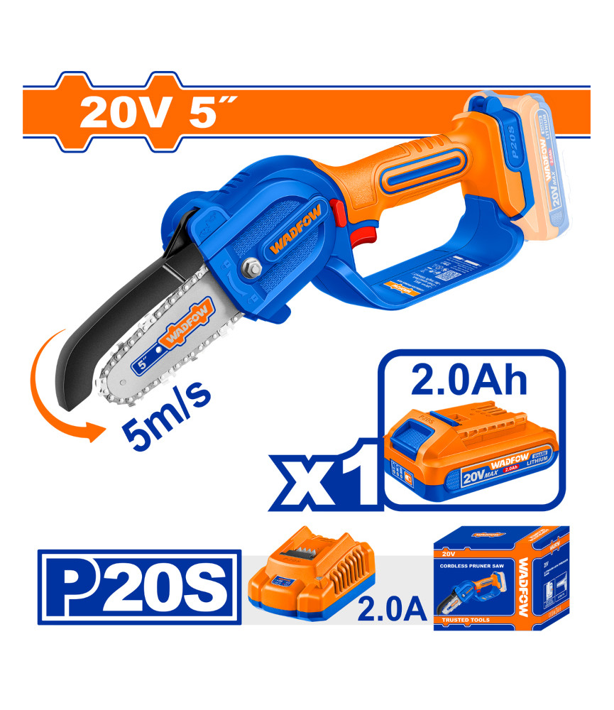 WDF TRONCONEUSE A CHAINE 5'' 20V WCLP556