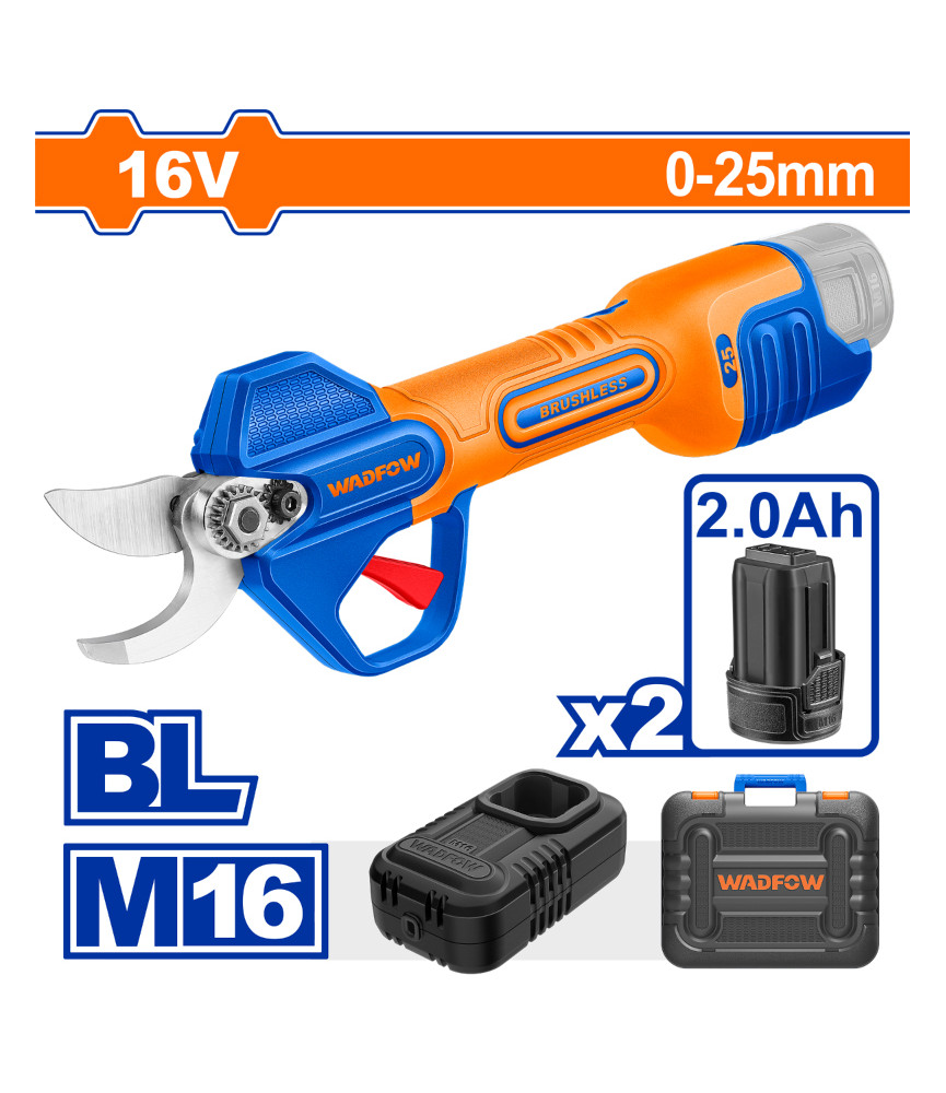 WDF SECATEUR 16V D25 2BATT WJFP25082